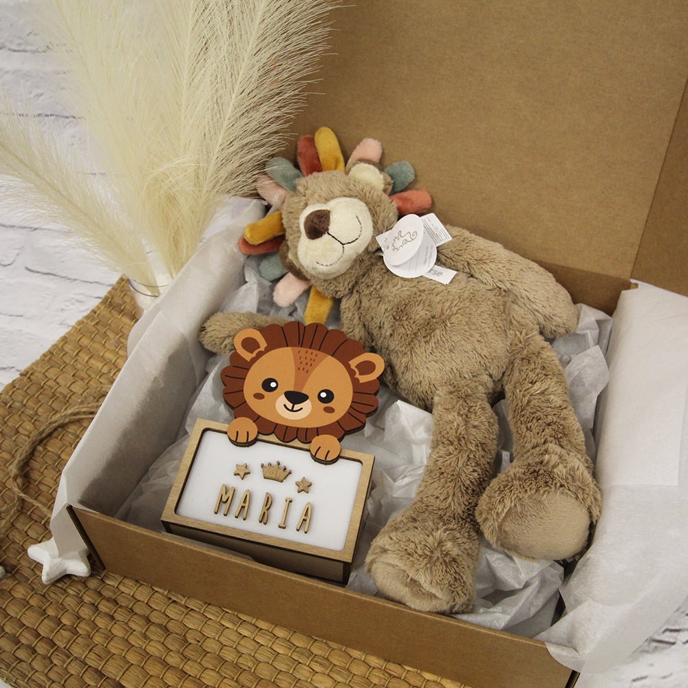 Caja regalo infantil Leon - Nanetes